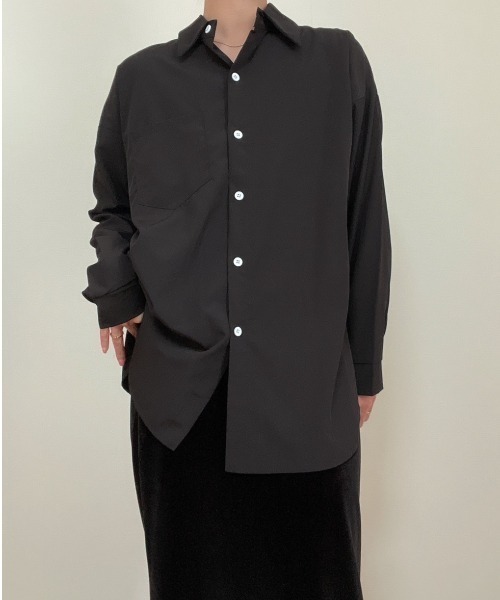 AMAIL（アマイル）の「Relax compact shirt（シャツ/ブラウス・レディース・アイボリー/ブラック・FREE）」の13枚目の写真