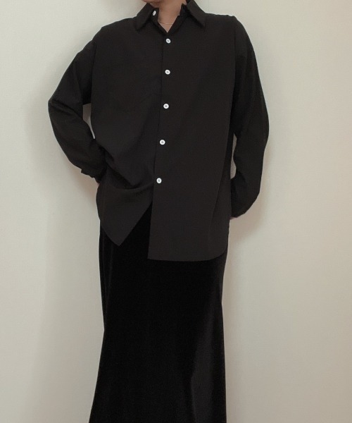 AMAIL（アマイル）の「Relax compact shirt（シャツ/ブラウス・レディース・アイボリー/ブラック・FREE）」の12枚目の写真