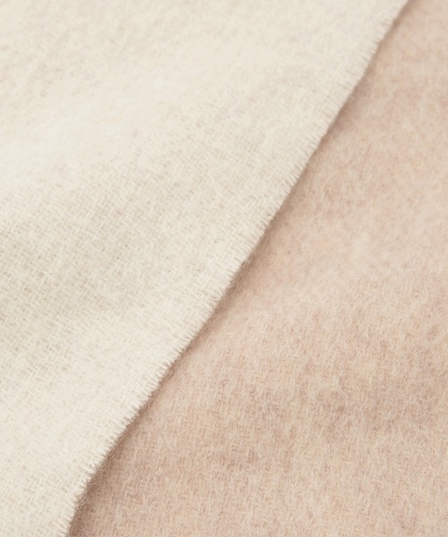 ROPE' PICNIC(ロペピクニック)の「リバーシブル/カシミヤブレンドシルケットウールストール(ストール/ショール・レディース・ベージュ/ラベンダー/サックスブルー・FREE)」の12枚目の写真