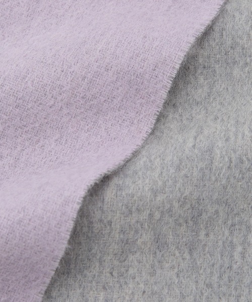ROPE' PICNIC(ロペピクニック)の「リバーシブル/カシミヤブレンドシルケットウールストール(ストール/ショール・レディース・ベージュ/ラベンダー/サックスブルー・FREE)」の13枚目の写真