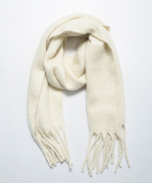 Crisp（クリスプ）の「バルキーマフラー（マフラー・レディース・グリーン/パープル・FREE）」の19枚目の写真