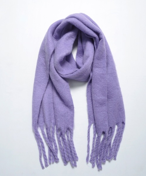 Crisp（クリスプ）の「バルキーマフラー（マフラー・レディース・グリーン/パープル・FREE）」の21枚目の写真