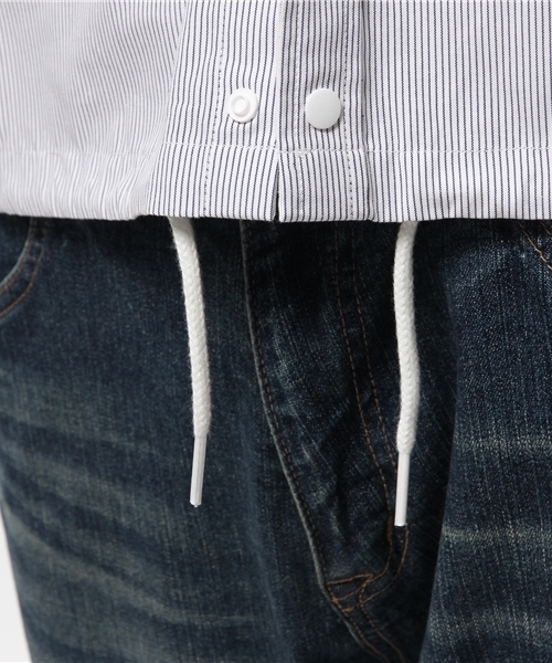 WEGO（ウィゴー）の「WEGO/ブロード MA-1シャツ（シャツ/ブラウス・メンズ・サックスブルー/ホワイト・LARGE/MEDIUM）」の10枚目の写真