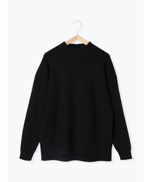 Samansa Mos2 blue（サマンサモスモスブルー）の「【Hug knit】ハイネックニットプルオーバー（ニット/セーター・レディース・トップグレー/グリーン/ベージュ/ブラック/イエロー・F）」の16枚目の写真