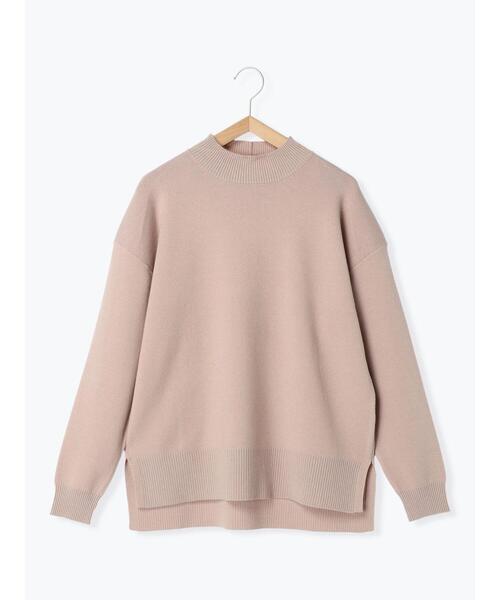 Samansa Mos2 blue（サマンサモスモスブルー）の「【Hug knit】ハイネックニットプルオーバー（ニット/セーター・レディース・トップグレー/グリーン/ベージュ/ブラック/イエロー・F）」の15枚目の写真