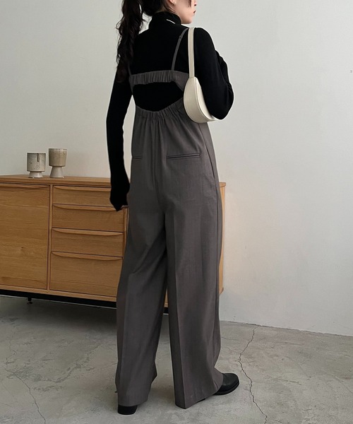 CAPRICIEUX LE'MAGE（カプリシューレマージュ）の「【サイズ展開あり】ベアサロペット（サロペット/オーバーオール・レディース・チャコールグレー/ブラウン・38/36）」の13枚目の写真