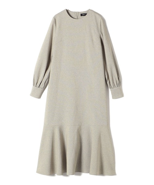 ZOZO限定】SHIPS.me:ガンクラブ ヘム フレア ロング ワンピース