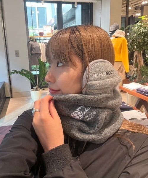 BEAMS GOLF（ビームスゴルフ）の「BEAMS GOLF / ネック & イヤー ウォーマー（ネックウォーマー/スヌード・メンズ・ネイビー/ブラック/グレー/その他・ONE SIZE）」の6枚目の写真
