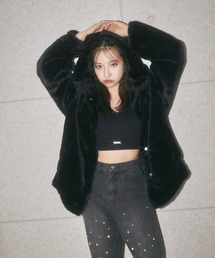 ANDGEEBEE | UNISEX エコファーパーカー(その他アウター)