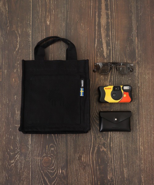 moz(モズ)の「moz 帆布ランチバッグ(トートバッグ・レディース・ブラック/グレー/ブルー・FREE)」の1枚目の写真