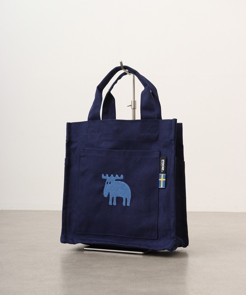 moz(モズ)の「moz 帆布ランチバッグ(トートバッグ・レディース・ブラック/グレー/ブルー・FREE)」の7枚目の写真