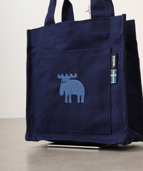 moz(モズ)の「moz 帆布ランチバッグ(トートバッグ・レディース・ブラック/グレー/ブルー・FREE)」の8枚目の写真