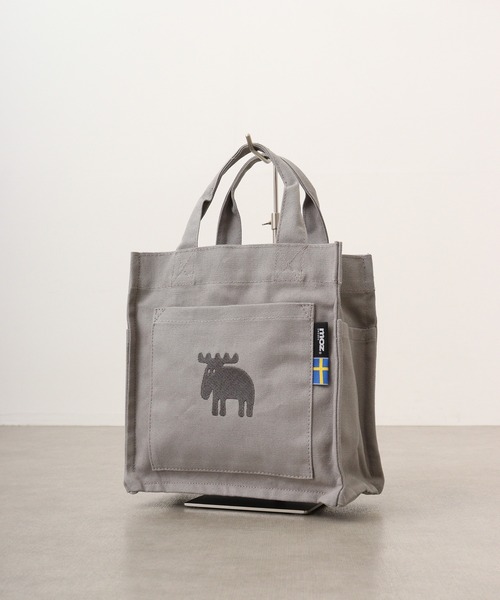 moz(モズ)の「moz 帆布ランチバッグ(トートバッグ・レディース・ブラック/グレー/ブルー・FREE)」の5枚目の写真