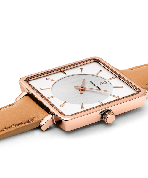 PIERRE LANNIER(ピエール・ラニエ)の「【PIERRE LANNIER/ピエール・ラニエ】Lecareレザーベルトウォッチ P007H・P008F(アナログ腕時計・レディース・ボルドー/ブラック/キャメル/ピンクベージュ/ブラウン・フリー)」の7枚目の写真