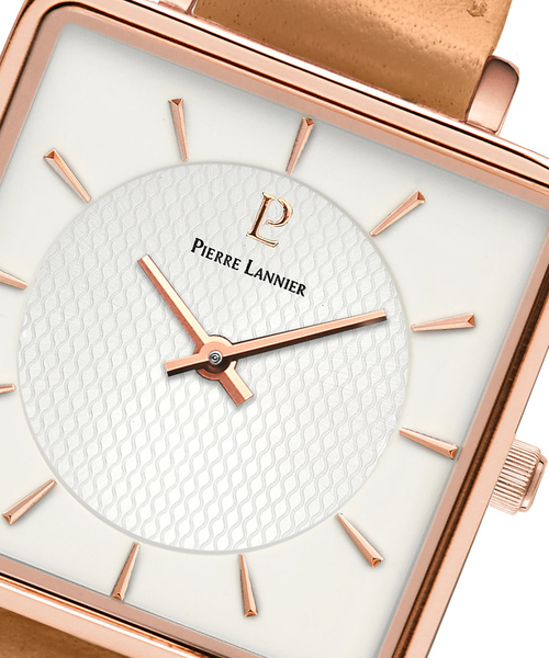 PIERRE LANNIER(ピエール・ラニエ)の「【PIERRE LANNIER/ピエール・ラニエ】Lecareレザーベルトウォッチ P007H・P008F(アナログ腕時計・レディース・ボルドー/ブラック/キャメル/ピンクベージュ/ブラウン・フリー)」の9枚目の写真