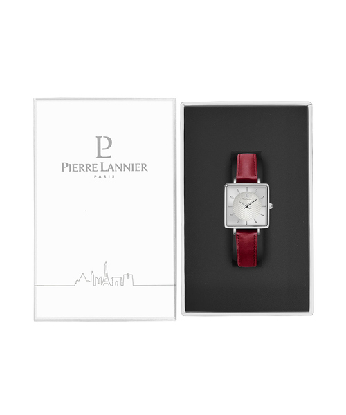 PIERRE LANNIER(ピエール・ラニエ)の「【PIERRE LANNIER/ピエール・ラニエ】Lecareレザーベルトウォッチ P007H・P008F(アナログ腕時計・レディース・ボルドー/ブラック/キャメル/ピンクベージュ/ブラウン・フリー)」の12枚目の写真