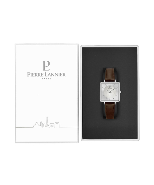 PIERRE LANNIER(ピエール・ラニエ)の「【PIERRE LANNIER/ピエール・ラニエ】Lecareレザーベルトウォッチ P007H・P008F(アナログ腕時計・レディース・ボルドー/ブラック/キャメル/ピンクベージュ/ブラウン・フリー)」の16枚目の写真
