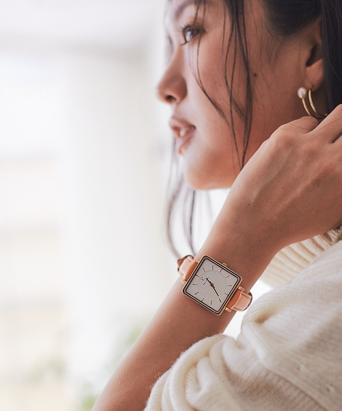 PIERRE LANNIER(ピエール・ラニエ)の「【PIERRE LANNIER/ピエール・ラニエ】Lecareレザーベルトウォッチ P007H・P008F(アナログ腕時計・レディース・ボルドー/ブラック/キャメル/ピンクベージュ/ブラウン・フリー)」の21枚目の写真