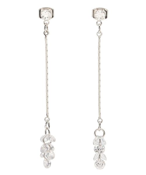 RESEXXY（リゼクシー）の「ギャザリングストーンピアス（ピアス（両耳用）・レディース・シルバー/ゴールド・FREE）」の9枚目の写真