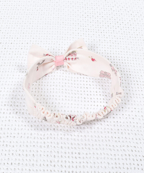 fillot de bebe reduction(フィヨデュベベルダクティオン)の「パリマルシェリボンヘアーバンド(ヘアバンド・キッズ・ピンク系その他/パープル系その他・FREE)」の7枚目の写真