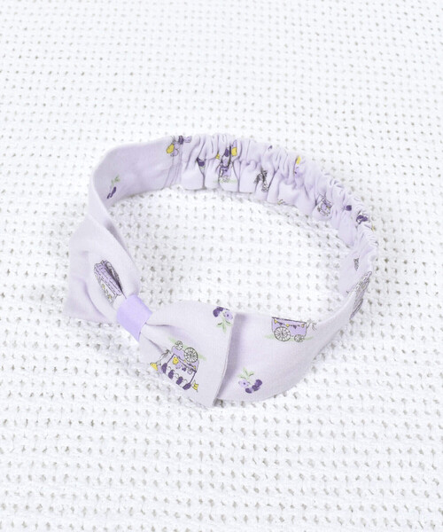 fillot de bebe reduction(フィヨデュベベルダクティオン)の「パリマルシェリボンヘアーバンド(ヘアバンド・キッズ・ピンク系その他/パープル系その他・FREE)」の10枚目の写真