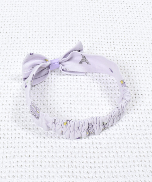 fillot de bebe reduction(フィヨデュベベルダクティオン)の「パリマルシェリボンヘアーバンド(ヘアバンド・キッズ・ピンク系その他/パープル系その他・FREE)」の11枚目の写真