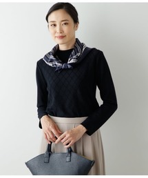 NEWYORKER - NEWYORKER ニューヨーカー　セーター　ニット　カットソー　ネイビー　L ニューヨーカー】セーター ニット Uネック ボーダー 紺 L - メルカリ