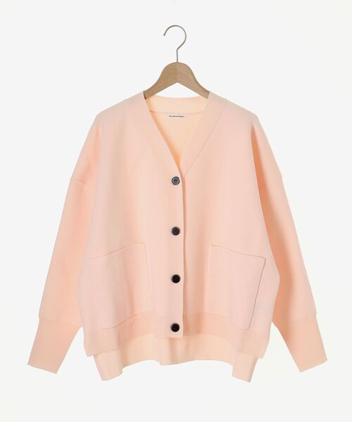 le.coeur blanc（ルクールブラン）の「スムースアミワイドシルエットVカーデ（カーディガン/ボレロ・レディース・ネイビー/オフホワイト/ライトピンク・38）」の19枚目の写真