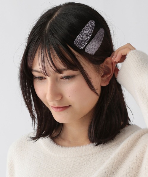 GLOBAL WORK(グローバルワーク)の「グリッターヘアピン/AND YUA ANY/989557(ヘアピン・キッズ・ゴールド/ブラック・FREE)」の9枚目の写真