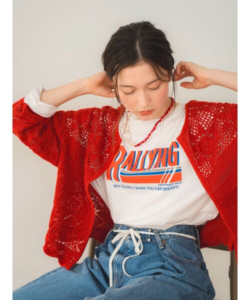 Ungrid（アングリッド）の「淡水パールアシメデザインネックレス（ネックレス・レディース・ブルー/レッド・FREE）」の11枚目の写真