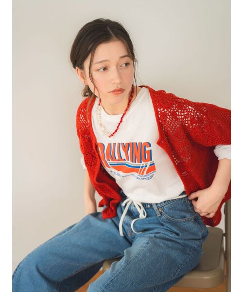 Ungrid（アングリッド）の「淡水パールアシメデザインネックレス（ネックレス・レディース・ブルー/レッド・FREE）」の12枚目の写真