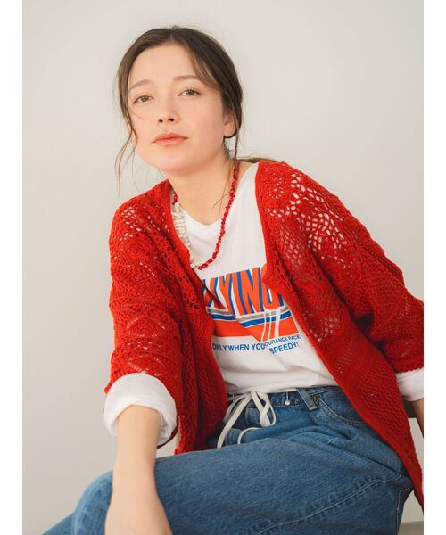 Ungrid（アングリッド）の「淡水パールアシメデザインネックレス（ネックレス・レディース・ブルー/レッド・FREE）」の13枚目の写真