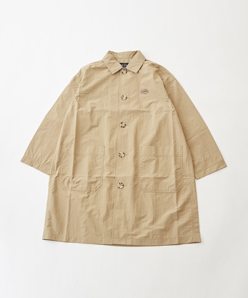 CUBE SUGAR（キューブシュガー）の「ワッシャーステンカラーコート（ステンカラーコート・レディース・ベージュ/ネイビー/レッド/マルチ/ナチュラル・M）」の21枚目の写真