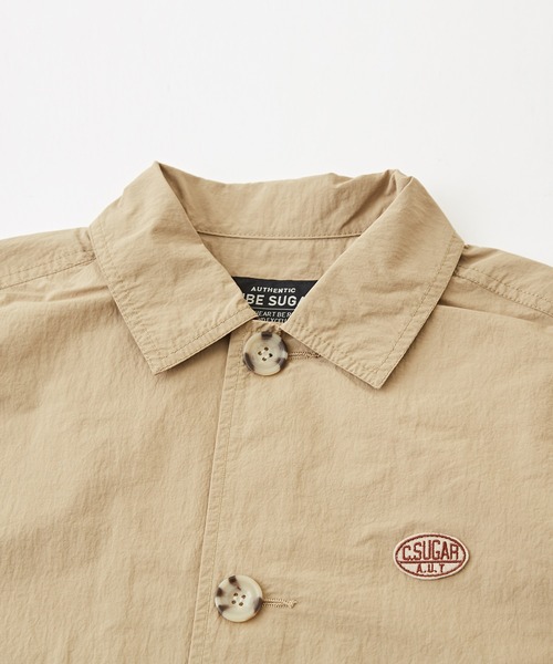 CUBE SUGAR（キューブシュガー）の「ワッシャーステンカラーコート（ステンカラーコート・レディース・ベージュ/ネイビー/レッド/マルチ/ナチュラル・M）」の22枚目の写真