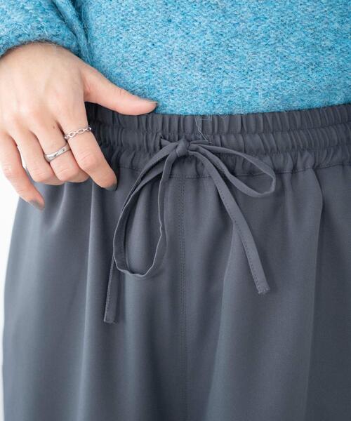 WEGO（ウィゴー）の「WEGO/カラーイージーパンツ（スラックス・レディース・サックスブルー/アイボリー/ダークグレー/ブラック・MEDIUM/SMALL）」の14枚目の写真