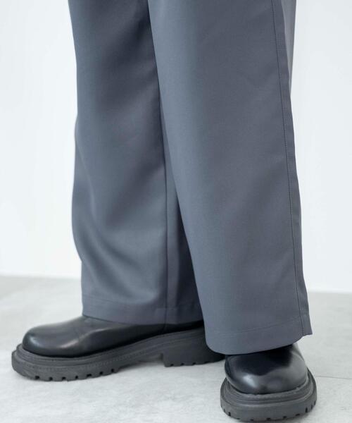 WEGO（ウィゴー）の「WEGO/カラーイージーパンツ（スラックス・レディース・サックスブルー/アイボリー/ダークグレー/ブラック・MEDIUM/SMALL）」の15枚目の写真