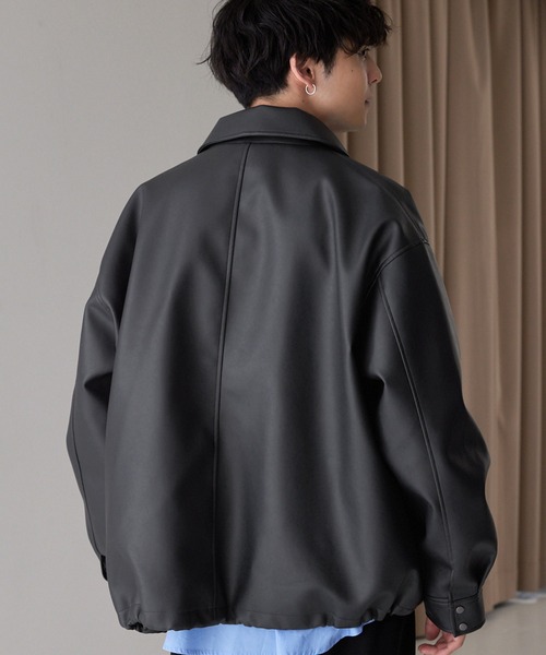 セール】オーバーサイズドローコード比翼ブルゾン（ブルゾン）｜MONO