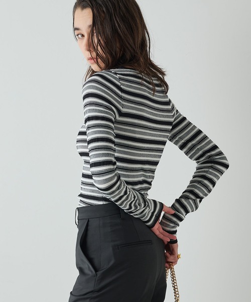 Whim Gazette ボーダープルオーバー ランダムボーダープルオーバー | Whim Gazette(ウィム ガゼット