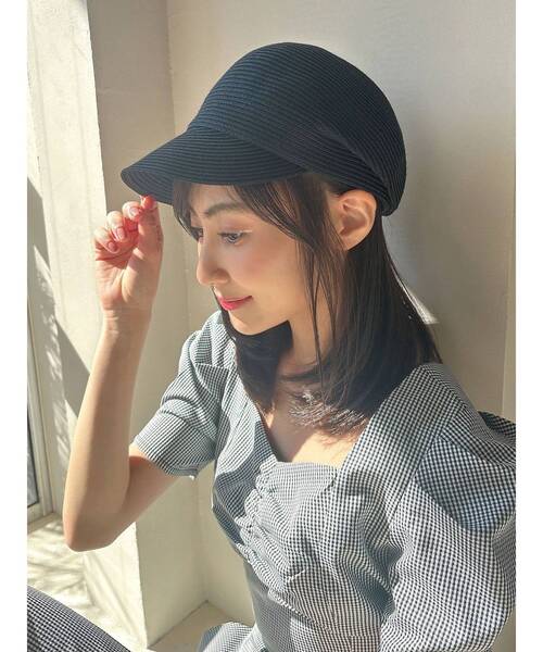 RESEXXY（リゼクシー）の「バックデザインキャスケット（キャスケット・レディース・アイボリー/ブラック/ブラウン・FREE）」の10枚目の写真