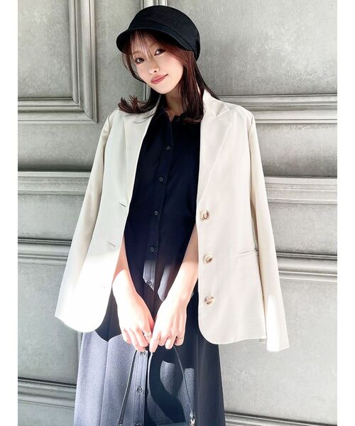 RESEXXY（リゼクシー）の「バックデザインキャスケット（キャスケット・レディース・アイボリー/ブラック/ブラウン・FREE）」の12枚目の写真