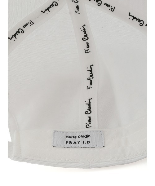 FRAY I.D(フレイアイディー)の「【pierre cardin】ミニロゴキャップ(キャップ・レディース・ブラック/ベージュ/ホワイト・FREE)」の4枚目の写真