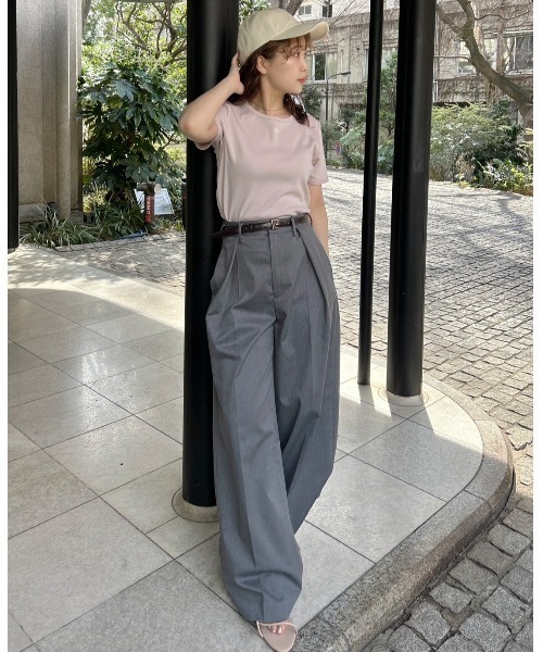 FRAY I.D(フレイアイディー)の「【pierre cardin】ミニロゴキャップ(キャップ・レディース・ブラック/ベージュ/ホワイト・FREE)」の20枚目の写真