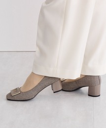 卑弥呼 | 【卑弥呼】スクエアバックルチャンキーヒールパンプス/ 643103(パンプス)