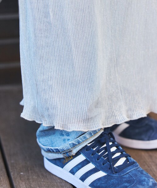 FREAK'S STORE（フリークスストア）の「シアーラメ プリーツスカート（スカート・レディース・シルバー/ブラック/ピンク・ﾌﾘ-）」の22枚目の写真