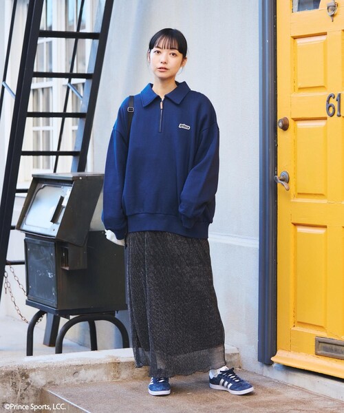 FREAK'S STORE（フリークスストア）の「シアーラメ プリーツスカート（スカート・レディース・シルバー/ブラック/ピンク・ﾌﾘ-）」の16枚目の写真