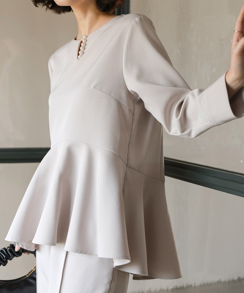 【セール】とろみパールブラウス（シャツ/ブラウス）｜Bou Jeloud（ブージュルード） pattayablatt.com