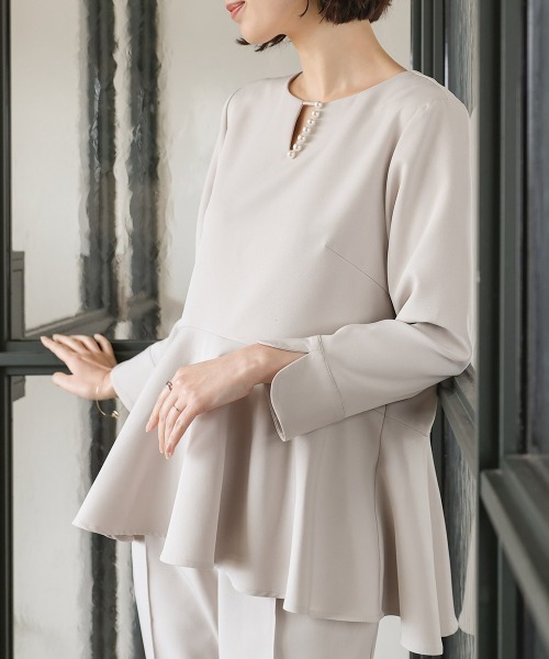 【セール】とろみパールブラウス（シャツ/ブラウス）｜Bou Jeloud（ブージュルード） pattayablatt.com