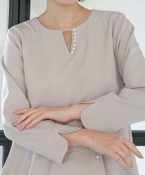 【セール】とろみパールブラウス（シャツ/ブラウス）｜Bou Jeloud（ブージュルード） pattayablatt.com