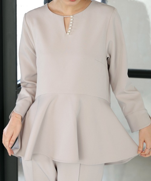 【セール】とろみパールブラウス（シャツ/ブラウス）｜Bou Jeloud（ブージュルード） pattayablatt.com