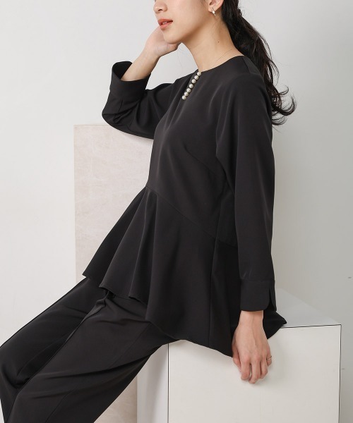 【セール】とろみパールブラウス（シャツ/ブラウス）｜Bou Jeloud（ブージュルード） pattayablatt.com